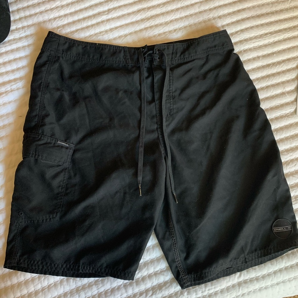 O’Neill black swim trunks